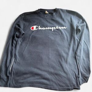 Champion Medium Thermal Waffle Knit Crewneck